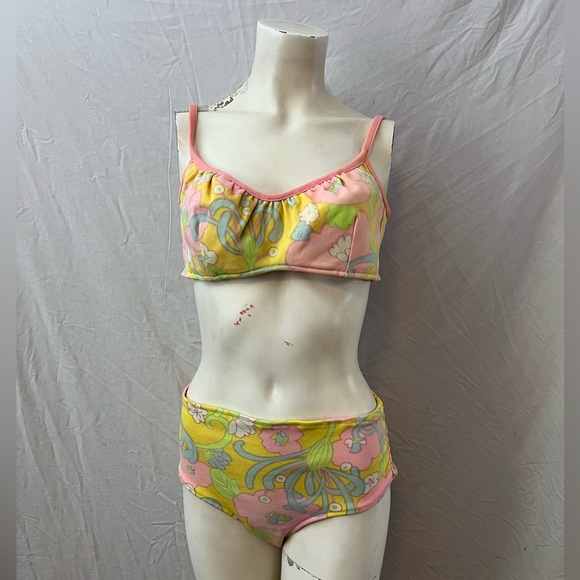 Authentic Vintage 60’s with original tags pucciesque bikini swimsuit groovy! - Picture 2 of 13
